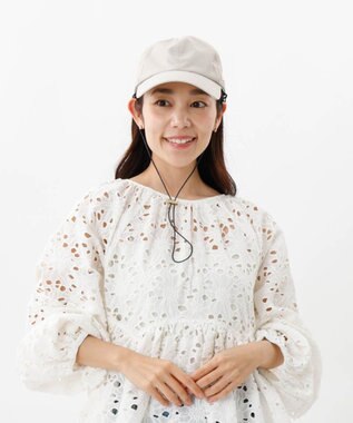 AURORA 【 Beaurance （ビューランス）】サマーシールドタレ付きはっ水キャップ ライトベージュ