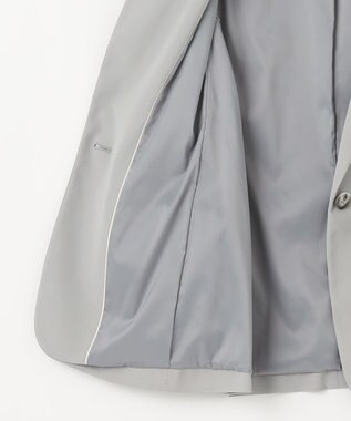 自由区 【XSサイズ～/洗える】ダブルフェイススーティング テーラードジャケット セージ