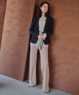 BEIGE， 【ロングセラー・新色追加】FLEUR / ドレープ イージーワイドパンツ