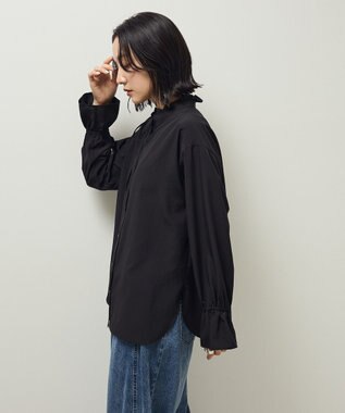 Green Parks フリルカラーインナーシャツ Black