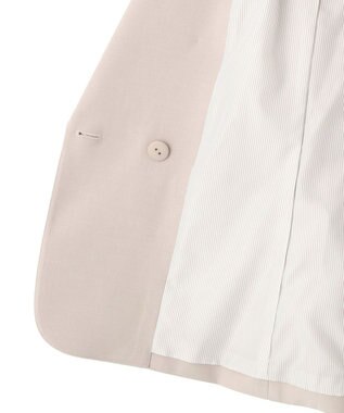 YECCA VECCA 金釦テーラードジャケット Gray Beige