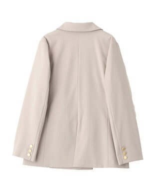 YECCA VECCA 金釦テーラードジャケット Gray Beige