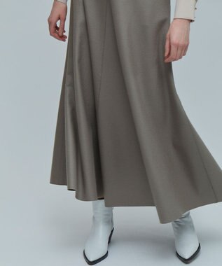 BEIGE， 【S-size】CORBY / フレアスカート Taupe