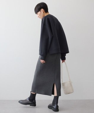 AMERICAN HOLIC サイドスリットポンチプルオーバー Black