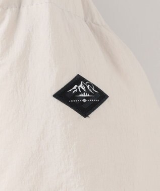 JOSEPH ABBOUD MOUNTAIN 【サステナブル/軽量/7ポケット/JAPANファブリック】ライトナイロンワッシャーアウトドア ダウンブルゾン アイボリー系