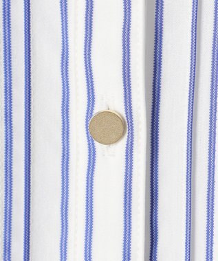 J.PRESS LADIES ストライプジャージー ピンタック カットソー オフベース系