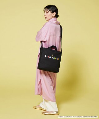 LA BAGAGERIE BARBAPAPA×LA BAGAGERIE   バーバパパコラボ　2WAYバッグ　M ブラック
