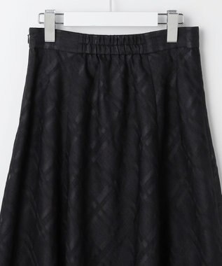 ANY SIS シアーチェック スカート ブラック