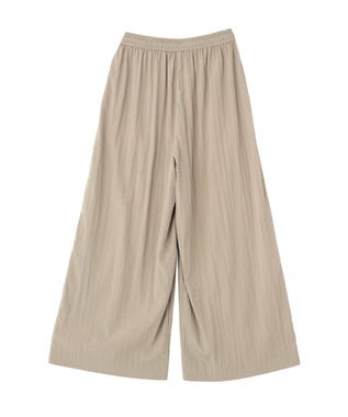 YECCA VECCA 【UVカット/遮熱/接触冷感】COOLタックワイドパンツ Gray Beige