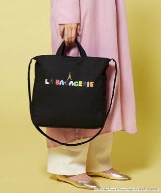 LA BAGAGERIE BARBAPAPA×LA BAGAGERIE   バーバパパコラボ　2WAYバッグ　M ブラック