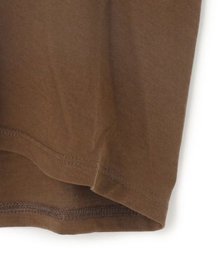 BEIGE， 【BEIGE,ecru/WEB限定・洗える】FINE DRY TOUCH / ねじりデザインコットンクルーネックTシャツ Brown