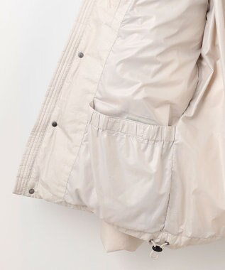 JOSEPH ABBOUD MOUNTAIN 【サステナブル/軽量/7ポケット/JAPANファブリック】ライトナイロンワッシャーアウトドア ダウンブルゾン アイボリー系