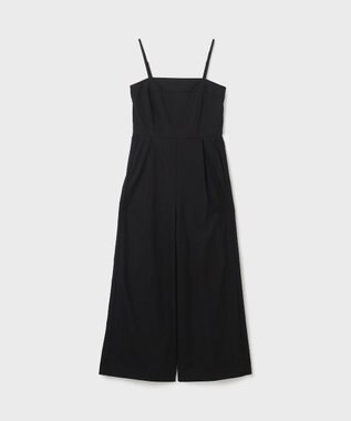 GRACE CONTINENTAL サイドラインサロペ ブラック