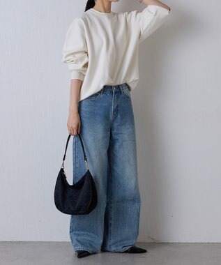 russet 2WAYショルダーバッグ【ナイロンジャガード】(CE-1446) Black/Navy