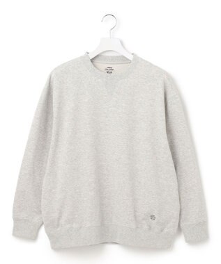 J.PRESS YORK STREET 【UNISEX】裏毛クルーネックトレーナー ライトグレー系