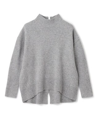 UNFILO ウールカシミヤ ハイネックニット グレー