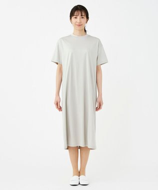 KASHIYAMA 【抗菌消臭】クレンゼ Teeシャツドレス アイスグレー