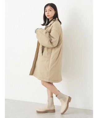 earth music&ecology モンスターコート Beige