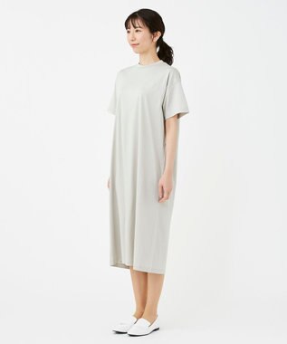 KASHIYAMA 【抗菌消臭】クレンゼ Teeシャツドレス アイスグレー