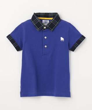 J.PRESS KIDS 【110-130cm】ブル ポロシャツ ロイヤルブルー系