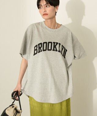 AMERICAN HOLIC BROOKLYN カレッジロゴBIGTシャツ Gray Mixture