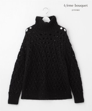  【カトリエムブーケ】Paillette mix スパンコールプルオーバーニット