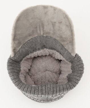 23区GOLF 【WOMEN】つば付き ニット帽 ライトグレー系