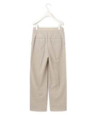 ICB 【洗える】 サマーウールトロ ストレートパンツ ライトオリーブ系