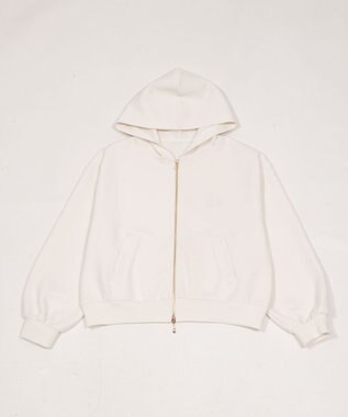 WEGO ダンボールレースパーカー ホワイトアイボリー