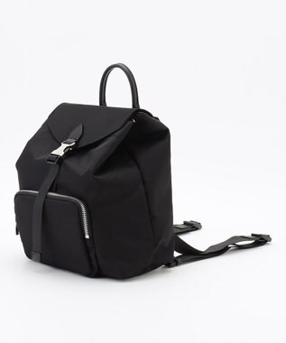 ICB LIMONTA ナイロン フラップ型リュック ブラック系