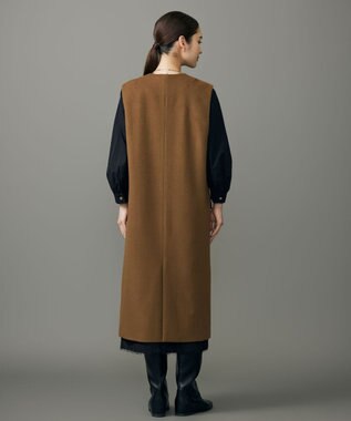 自由区 S 【カタログ掲載】Super100sライトビーバー ジレ キャメル