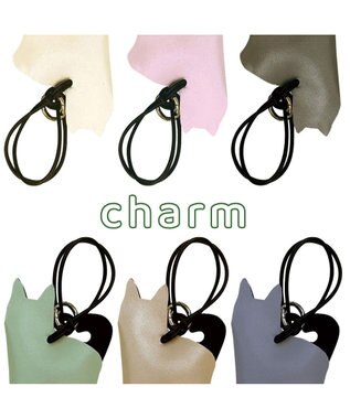 ROOTOTE 1045【ネコ・イヌ】LT.チャーム＆トート-A 01：ネコ・ピンドット