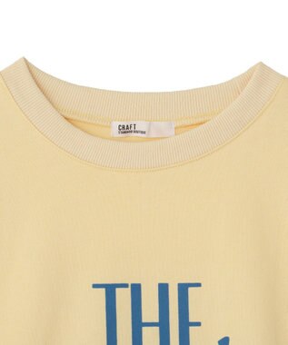 CRAFT STANDARD BOUTIQUE フロッキープリントＴシャツ Light Yellow