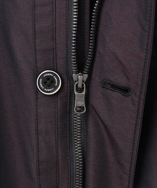 JOSEPH ABBOUD 【2WAY/撥水/7ポケット/ダウンライナー付】 2WAY高機能インターレースメモリー ダウン ブルゾン ワイン系