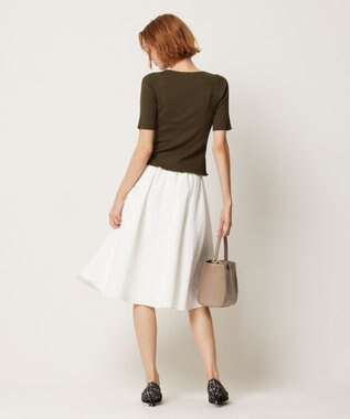 TOCCA 【WEB限定カラーあり】【消臭・洗える】RIBBON LABYRINTH JACQUARDスカート [WEB限定]オフ系