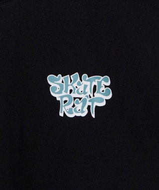 WEGO 【ユニセックス着用ITEM】ユニークモチーフBIGロンT ブラック