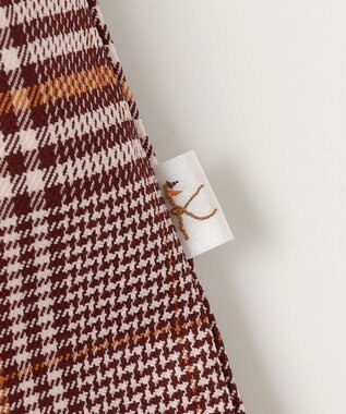 組曲 KIDS 【110-140㎝】Chocolat de check キュロット ワイン×オレンジ系4