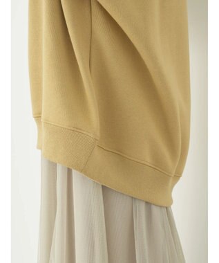 earth music&ecology 裏起毛チュニック Yellow
