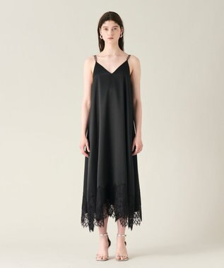 GRACE CONTINENTAL レースコンビ2wayキャミワンピース ブラック