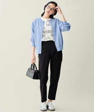 ANY 7daysデイリースリムパンツ ブラック