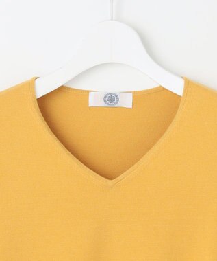 J.PRESS LADIES 【ご好評につき新色追加！・WEB限定カラーあり・洗える】PRINCE Vネック ニット イエロー系