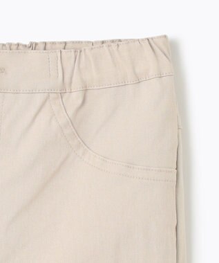 ANY KIDS フリル カプリ パンツ ベージュ