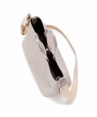 TOPKAPI 【Breath TOPKAPI】RIPPLE リプル ショルダー付き シンプル ミニ トートバッグ サンドグレー