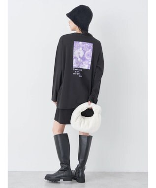 earth music&ecology Ａｕ　ｐｅｔｉｔ　ｂｏｎｈｅｕｒ　ロンＴ Black