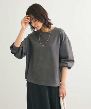 Green Parks ・ＳＵＧＡＲ　ＳＰＯＯＮ　スエードポンチプルオーバ Charcoal Gray