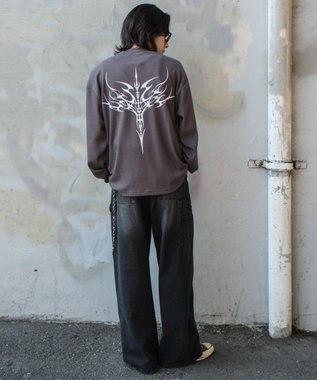 WEGO ダブルニーダメージデニムパンツ デニムブラックソノタ