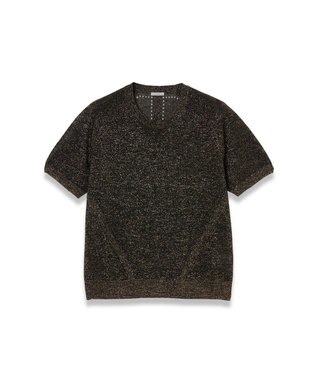JOSEPH ルレックスニット　ショートスリーブニット Black / Gilt