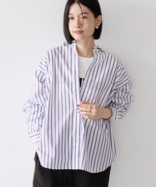 AMERICAN HOLIC イージーケアブロードシャツ Stripe