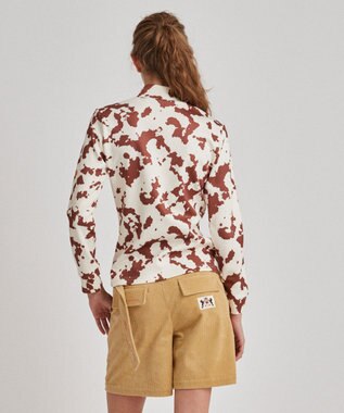 PW CIRCULUS 【ストレッチ / 快適 / 一枚でサマになる】【WOMEN】NEW PINTO柄ロングスリーブモック T ベージュ系5