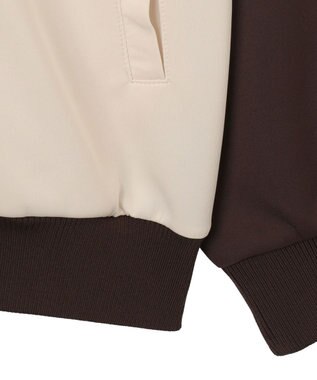 WEGO 【ユニセックス着用ITEM】ラグランライントラックジャケット ブラウン